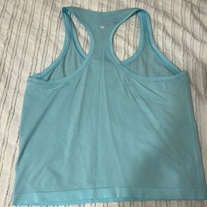 Lululemon Light Blue Swiftly Race Length Tank